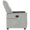 vidaXL Fauteuil inclinable gris nuage tissu