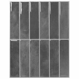 vidaXL Carrelage rectangulaire 10 pc Gris 29 x 23 x 0,08 cm