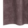 vidaXL Rideaux en velours 2 pcs Marron 245 x 140 cm Velours