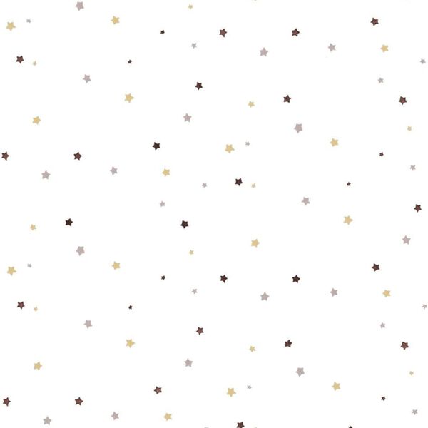 Noordwand Papier peint Mondo baby Little Stars Beige et blanc