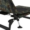 vidaXL Chaise de p&ecirc;che avec pieds &agrave; boue r&eacute;glables pliable camouflage