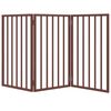 vidaXL Barrière pour chien pliable 3 panneaux 150 cm bois de peuplier