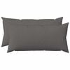 vidaXL Housse de coussin 2 pc HEERLEN Gris clair 40 x 70 cm Tissu