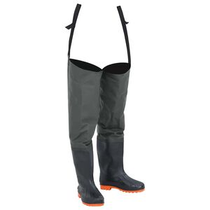 vidaXL Cuissardes vert fonc&eacute; taille 38