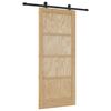 vidaXL Porte coulissante ORKDAL 86 x 198,5 cm Bois de pin massif