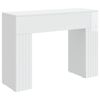 vidaXL Table basse Blanc brillant 102 x 35 x 75 cm Bois d'ing&eacute;nierie