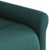 vidaXL Fauteuil inclinable vert fonc&eacute; tissu