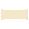 vidaXL Voile d'ombrage 160 g/m² Crème 2x5 m PEHD