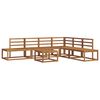 vidaXL 7 pc Ensemble de canap&eacute;s d'ext&eacute;rieur Bois d'Acacia Massif