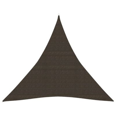 vidaXL Voile d'ombrage 160 g/m² Marron 4,5x4,5x4,5 m PEHD