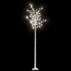 vidaXL Sapin de No&euml;l 220 LED blanc froid Saule 2,2 m Int/Ext
