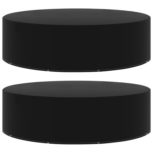 vidaXL Housses de salon de jardin 2 pcs 10 œillets 205x90 cm