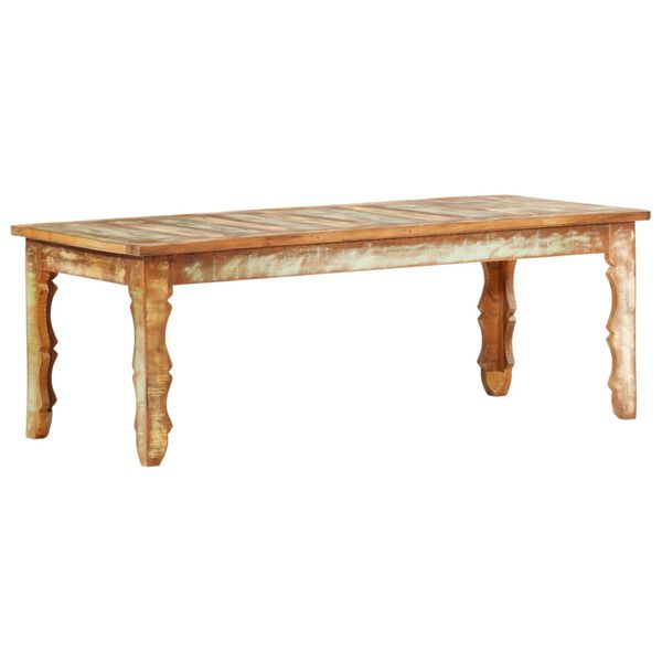 vidaXL Table basse 110x50x40 cm Bois de r&eacute;cup&eacute;ration solide