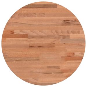 vidaXL Dessus de table &Oslash;40x1,5 cm rond bois massif de h&ecirc;tre