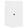 vidaXL Armoire murale de salle de bain BREDA Blanc 30 x 31 x 59 cm