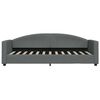 vidaXL Lit de repos sans matelas gris fonc&eacute; 80x200 cm tissu