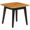 vidaXL Table basse 45x45x40 cm bois de manguier solide et fer