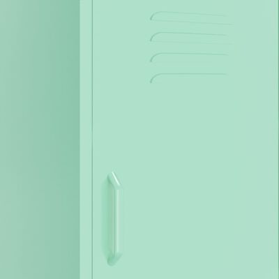 vidaXL Armoire de rangement Vert menthe 42,5x35x101,5 cm Acier