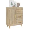 vidaXL Buffet Ch&ecirc;ne sonoma 69,5x34x90 cm Bois d'ing&eacute;nierie