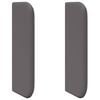 vidaXL Oreille de t&ecirc;te de lit 2 pc Gris