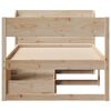 vidaXL Cadre de lit sans matelas 100x200 cm bois massif de pin