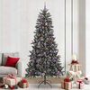 vidaXL Sapin de No&euml;l artificiel Vert 240 cm PVC, plastique et acier