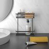 Metaltex &Eacute;tag&egrave;re de douche &agrave; 2 niveaux Noir