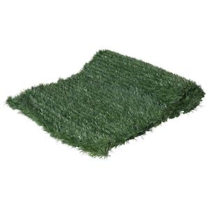 vidaXL Cl&ocirc;ture en gazon artificiel vert 1x5 m