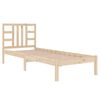 vidaXL Cadre de lit sans matelas 100x200 cm bois massif
