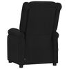 vidaXL Fauteuil inclinable &eacute;lectrique Noir Tissu