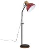 vidaXL Lampadaire 25 W rouge d&eacute;lav&eacute; 30x30x100-150 cm E27