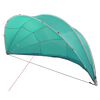 vidaXL D&ocirc;me de piscine 430 x 430 x 210 cm Vert Mer