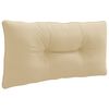vidaXL Coussin de dos PUTTEN 100 % polyester Beige 70 x 40 x 10 cm