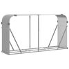 vidaXL Porte-b&ucirc;ches gris clair 180x45x100 cm acier galvanis&eacute;