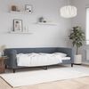 vidaXL Lit de repos sans matelas gris fonc&eacute; 90x200 cm velours