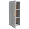 vidaXL Armoire murale Sonoma gris 35x34x90 cm Bois d'ingénierie