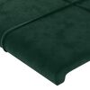 vidaXL Cadre de lit sans matelas vert fonc&eacute; 80x200 cm velours