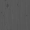 vidaXL T&ecirc;te de lit murale Gris 204x3x80 cm Bois massif de pin
