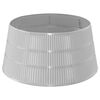 vidaXL JupedesapindeNo&euml;l En forme de c&ocirc;ne Argent&eacute; &Oslash; 56 x 25,5 cm