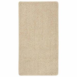 vidaXL Tapis shaggy antid&eacute;rapant Cr&egrave;me 80x150 cm
