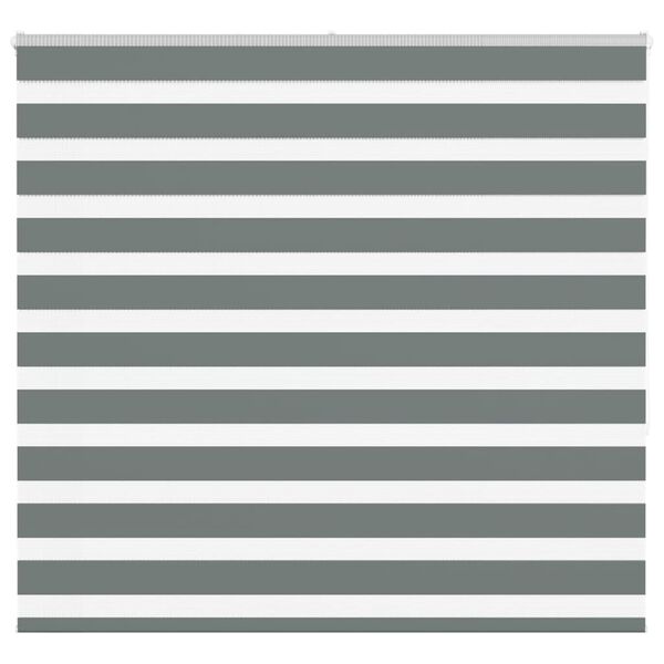 vidaXL Store z&egrave;bre gris fonc&eacute; largeur du tissu 155,9 cm polyester