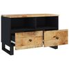 vidaXL Meuble TV 70x33x46 cm Bois massif de manguier