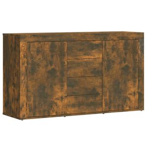 vidaXL Buffet Ch&ecirc;ne fum&eacute; 120x36x69 cm Bois d'ing&eacute;nierie