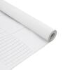 vidaXL Film de fen&ecirc;tre auto-adh&eacute;sif Blanc d&eacute;poli 45 x 1000 cm PVC