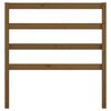 vidaXL T&ecirc;te de lit Marron miel 95x4x100 cm Bois massif de pin