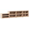 vidaXL Meuble de cuisine d'ext&eacute;rieur MEPPEL 4 pc Douglas Naturel