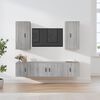 vidaXL Ensemble de meubles TV 5 pcs Sonoma gris Bois d'ing&eacute;nierie
