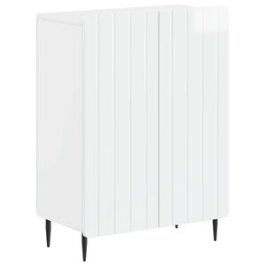 vidaXL Meuble de Rangement de Salle de Bain ZWOLLE Blanc brillant
