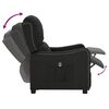 vidaXL Fauteuil inclinable &eacute;lectrique Noir Tissu