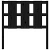 vidaXL Tête de lit Noir 95,5x4x100 cm Bois massif de pin